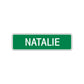 Natalie Street Sign Children Name Room Plate