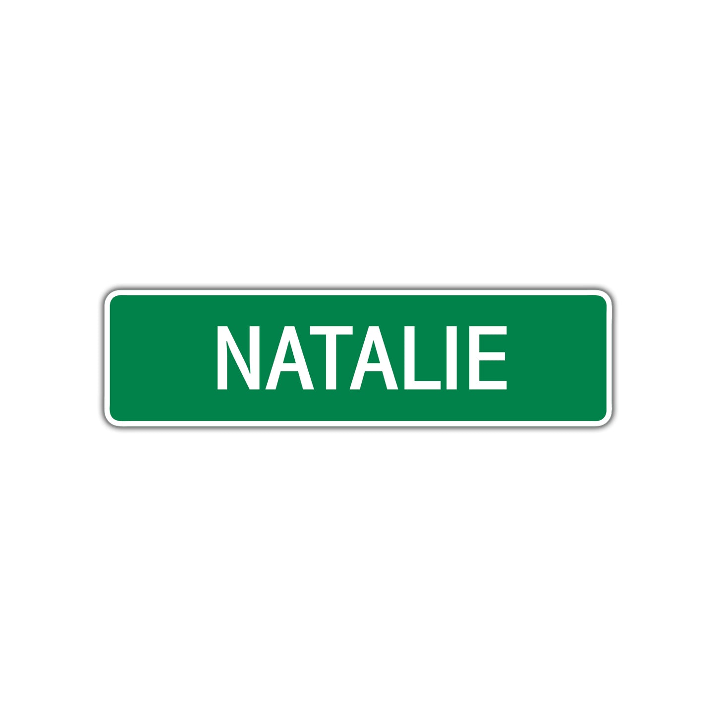 Natalie Street Sign Children Name Room Plate