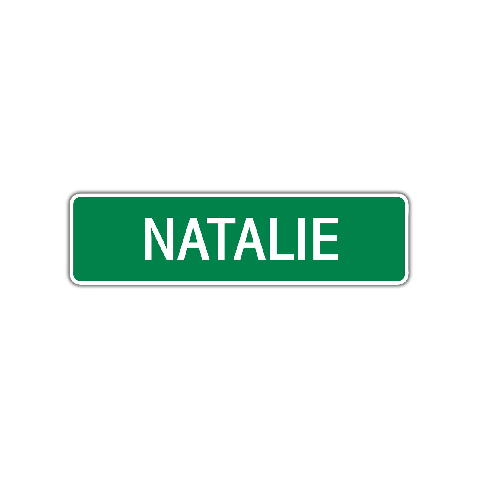 Natalie Street Sign Children Name Room Plate