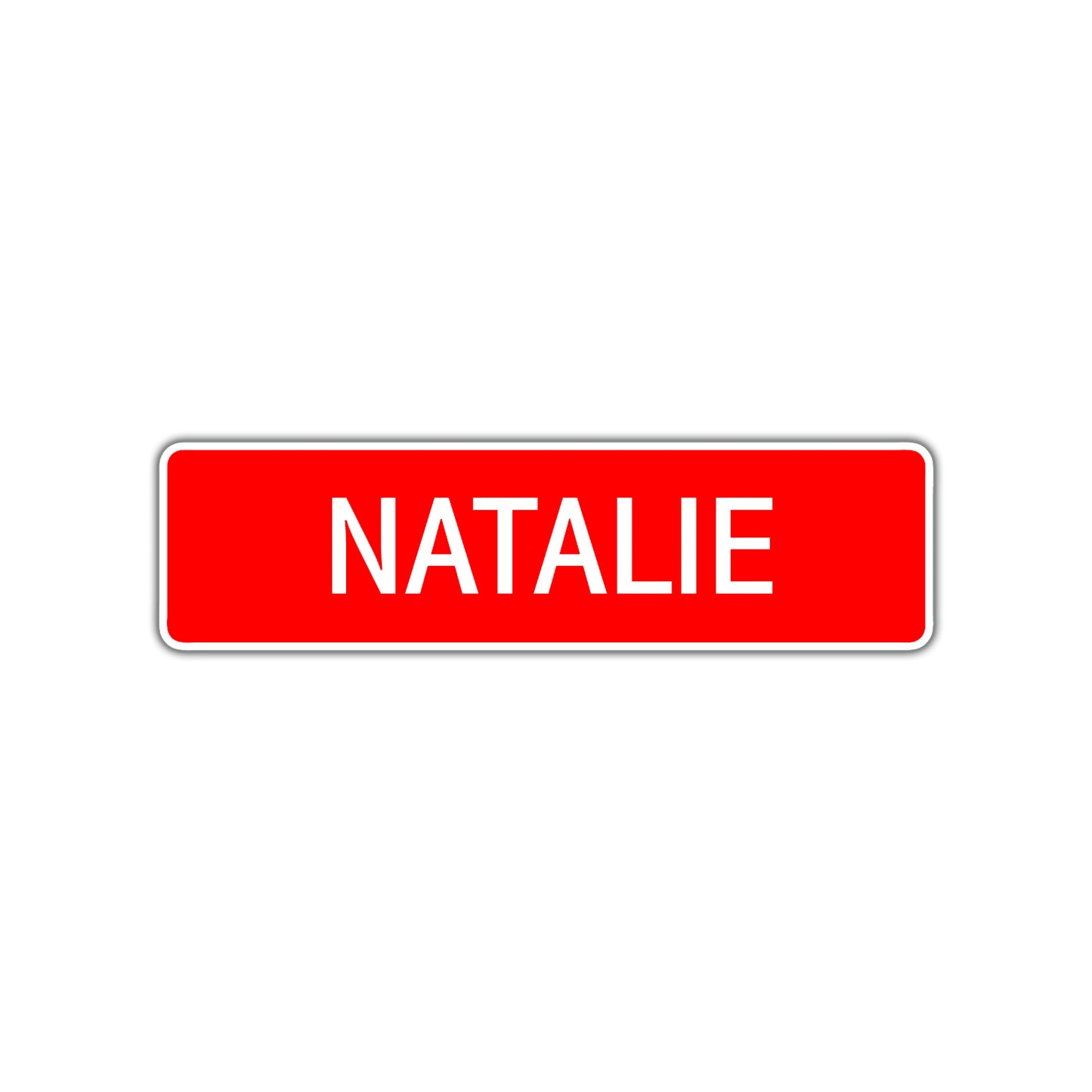 Natalie Street Sign Children Name Room Plate