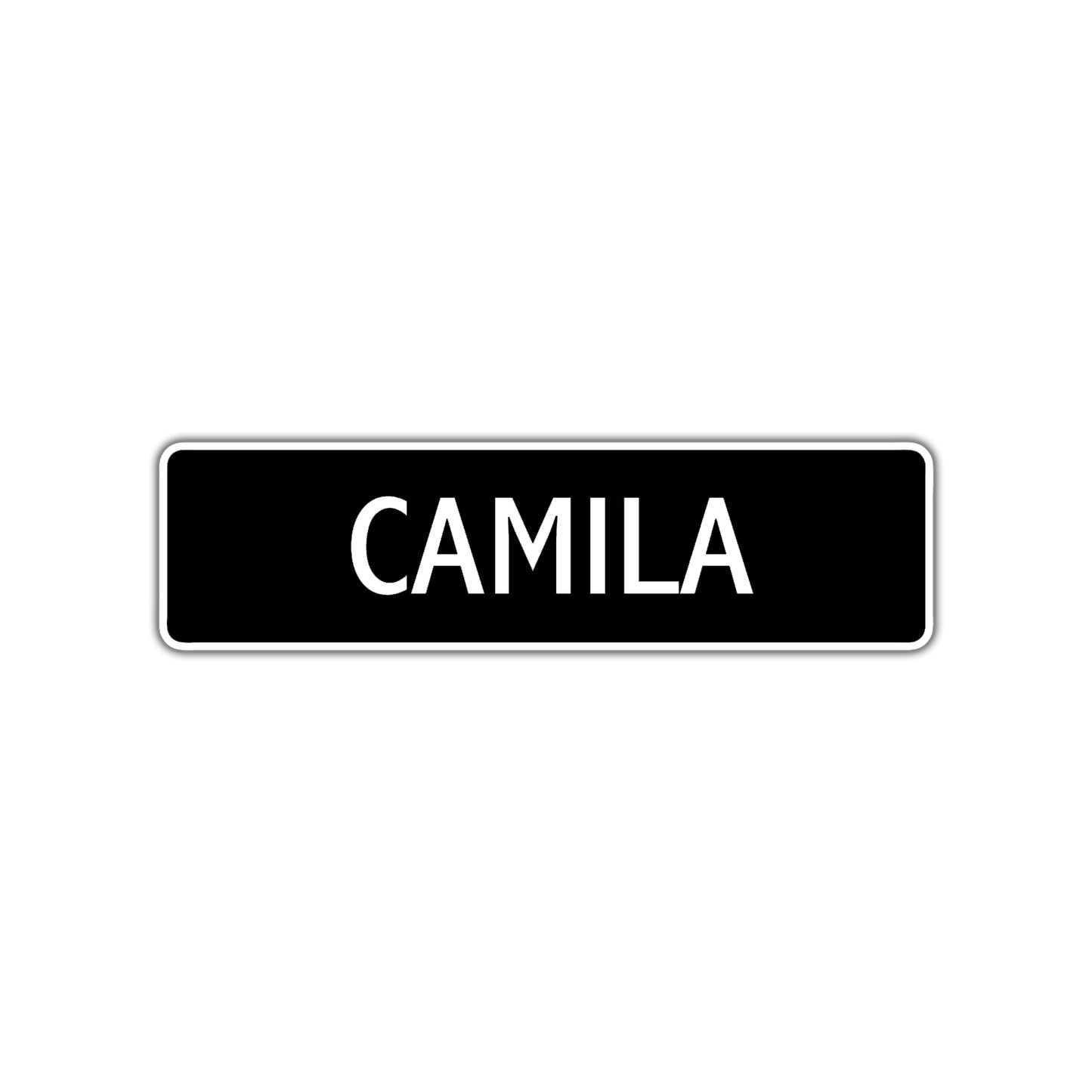Camila Street Sign Children Name Room Plate