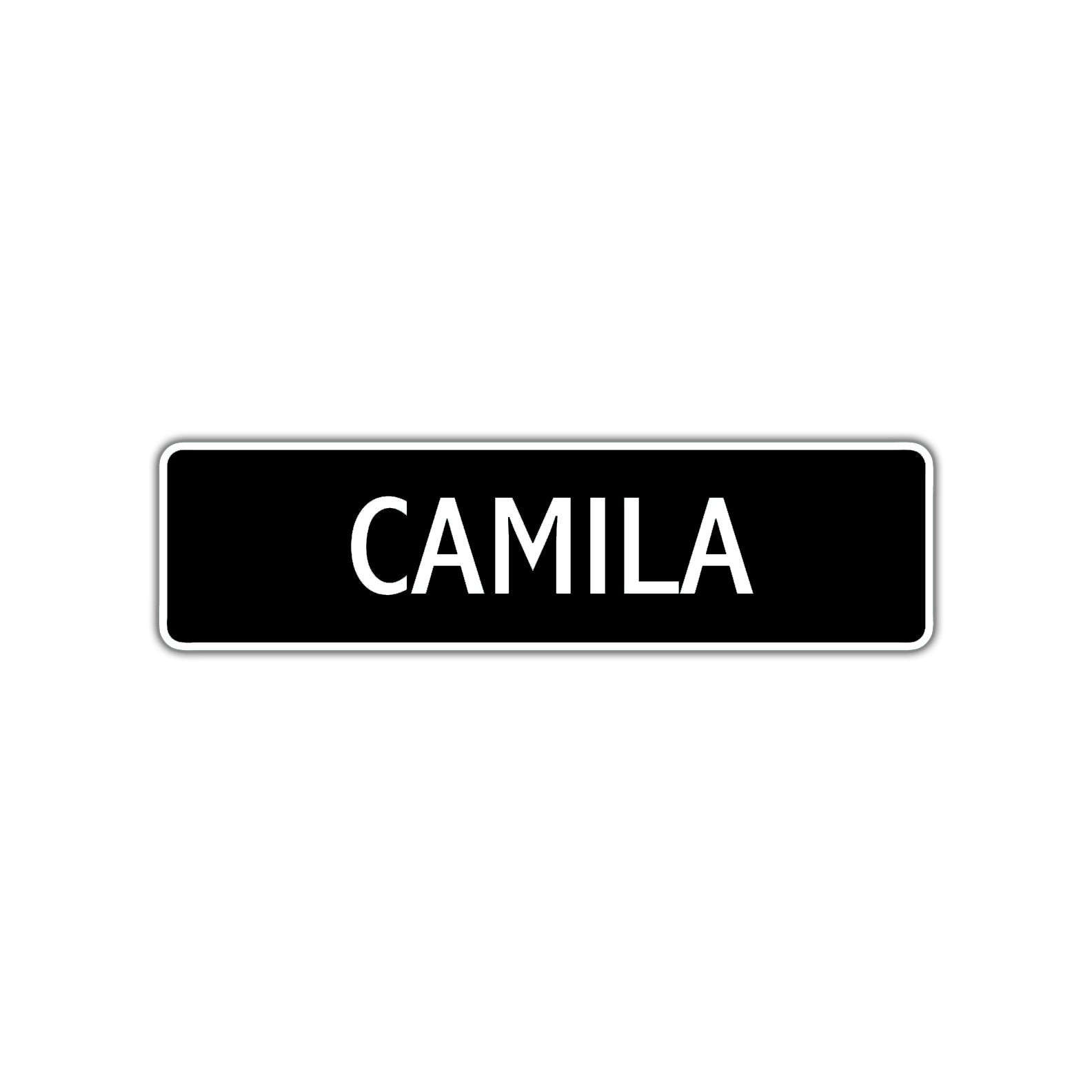 Camila Street Sign Children Name Room Plate
