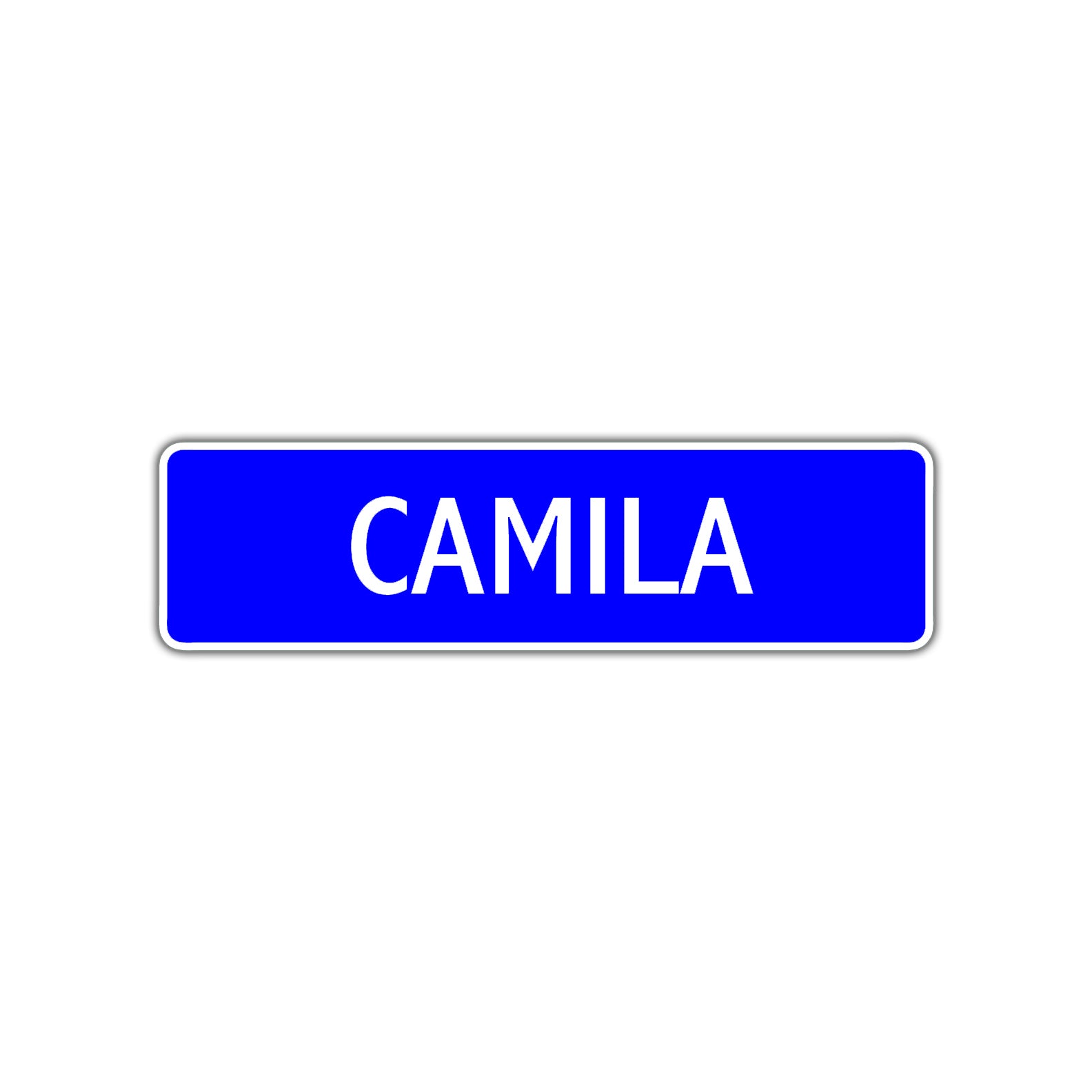 Camila Street Sign Children Name Room Plate