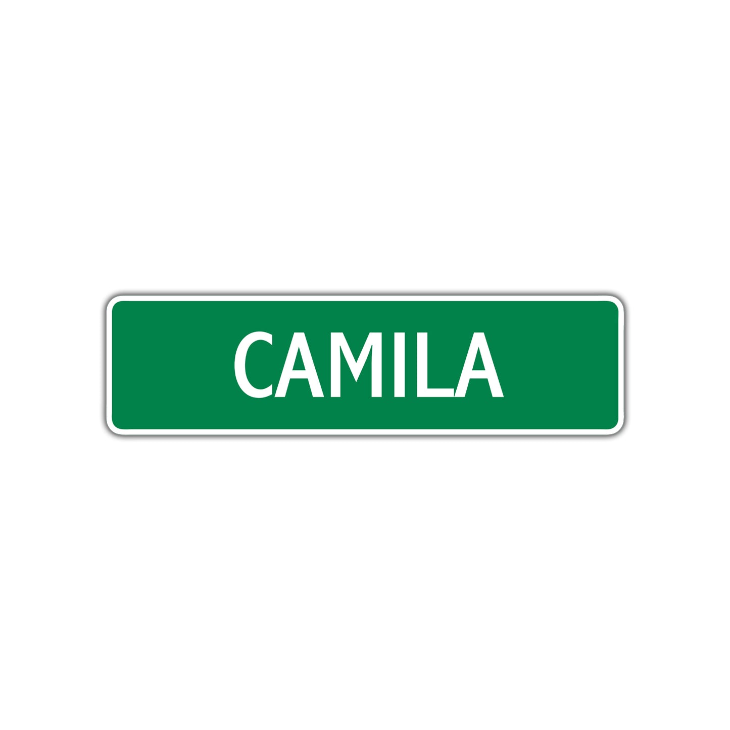 Camila Street Sign Children Name Room Plate