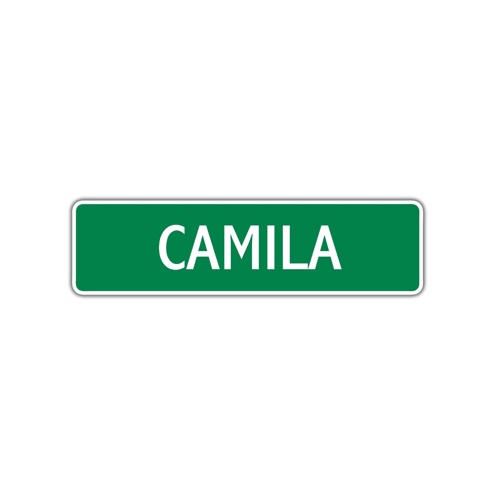 Camila Street Sign Children Name Room Plate
