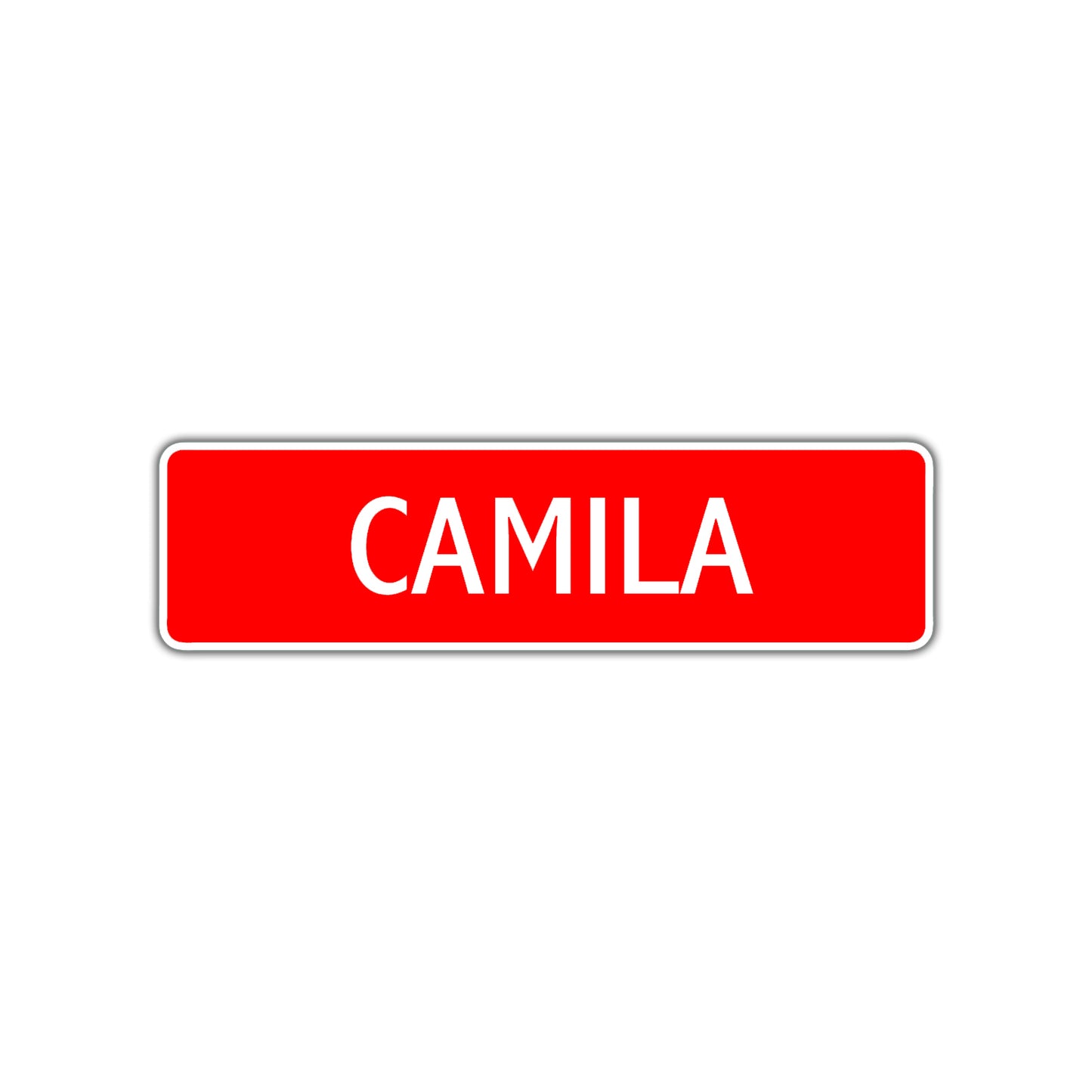 Camila Street Sign Children Name Room Plate