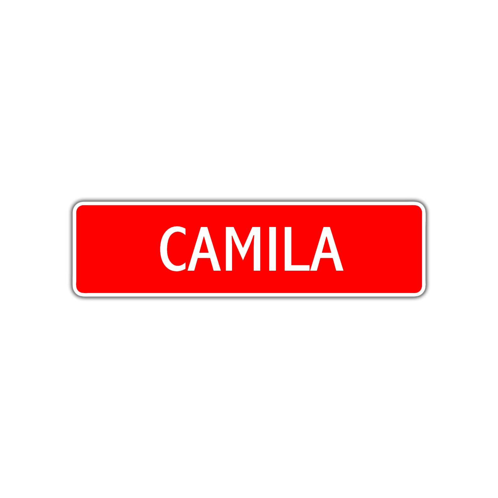 Camila Street Sign Children Name Room Plate