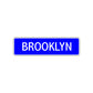 Brooklyn Street Sign Children Name Room Plate