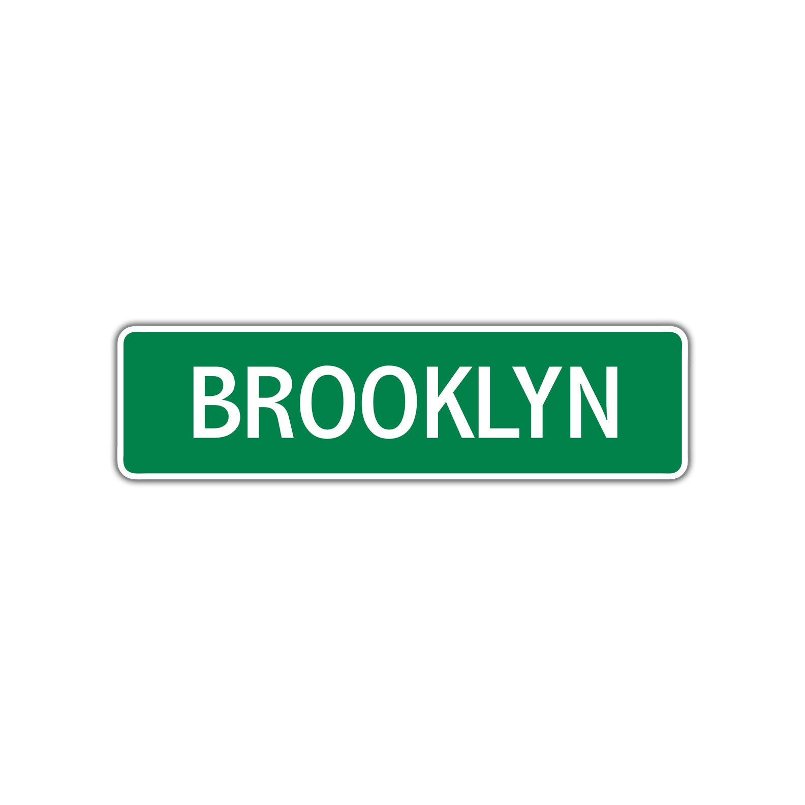 Brooklyn Street Sign Children Name Room Plate