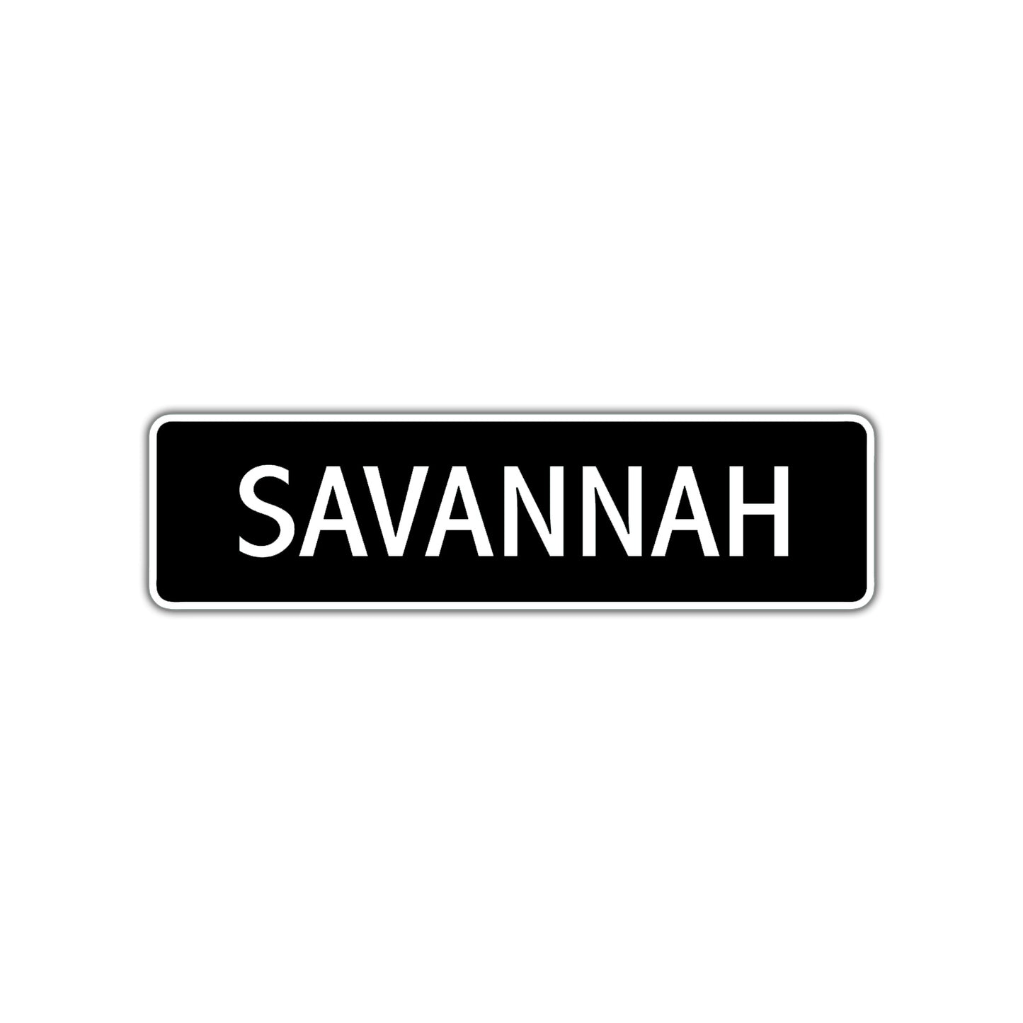 Savannah Street Sign Children Name Room Plate