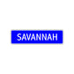Savannah Street Sign Children Name Room Plate