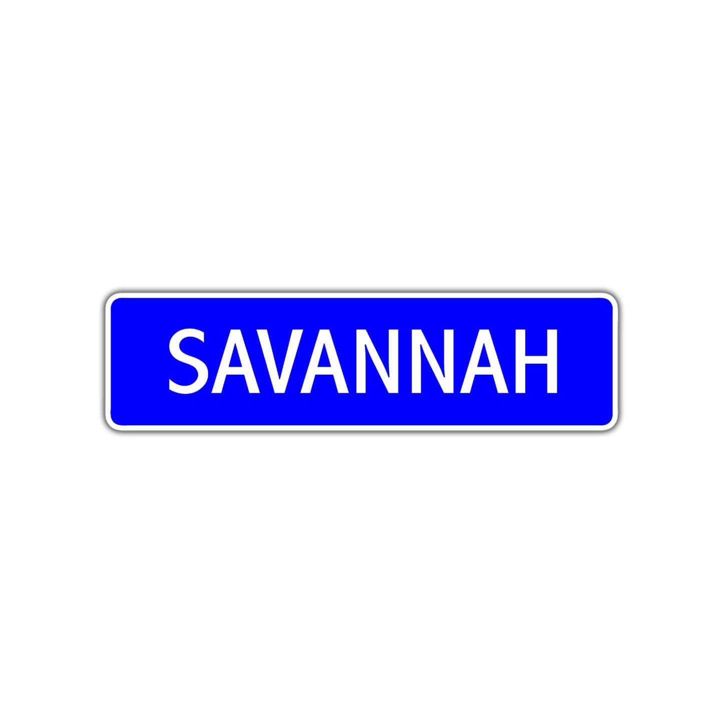 Savannah Street Sign Children Name Room Plate