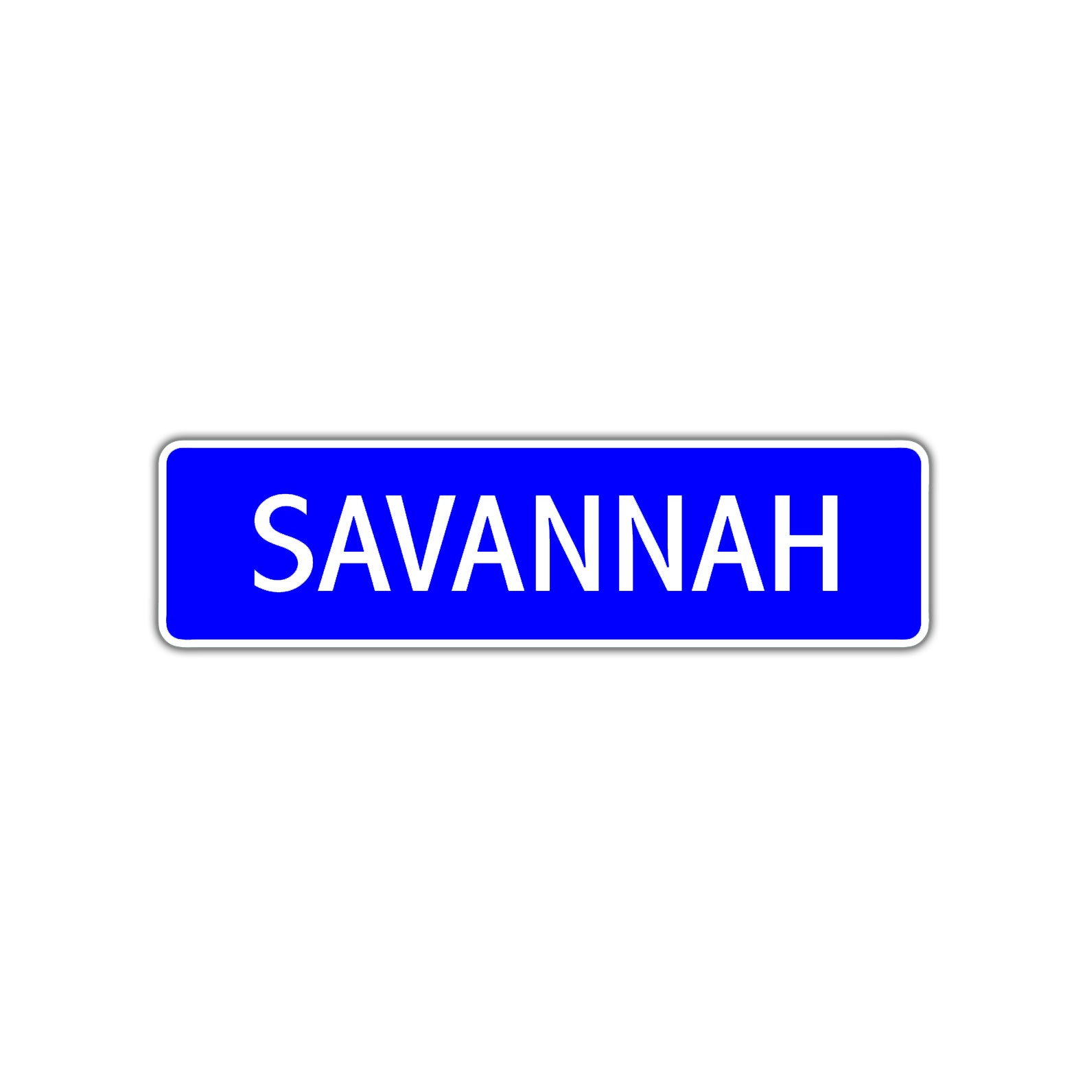 Savannah Street Sign Children Name Room Plate