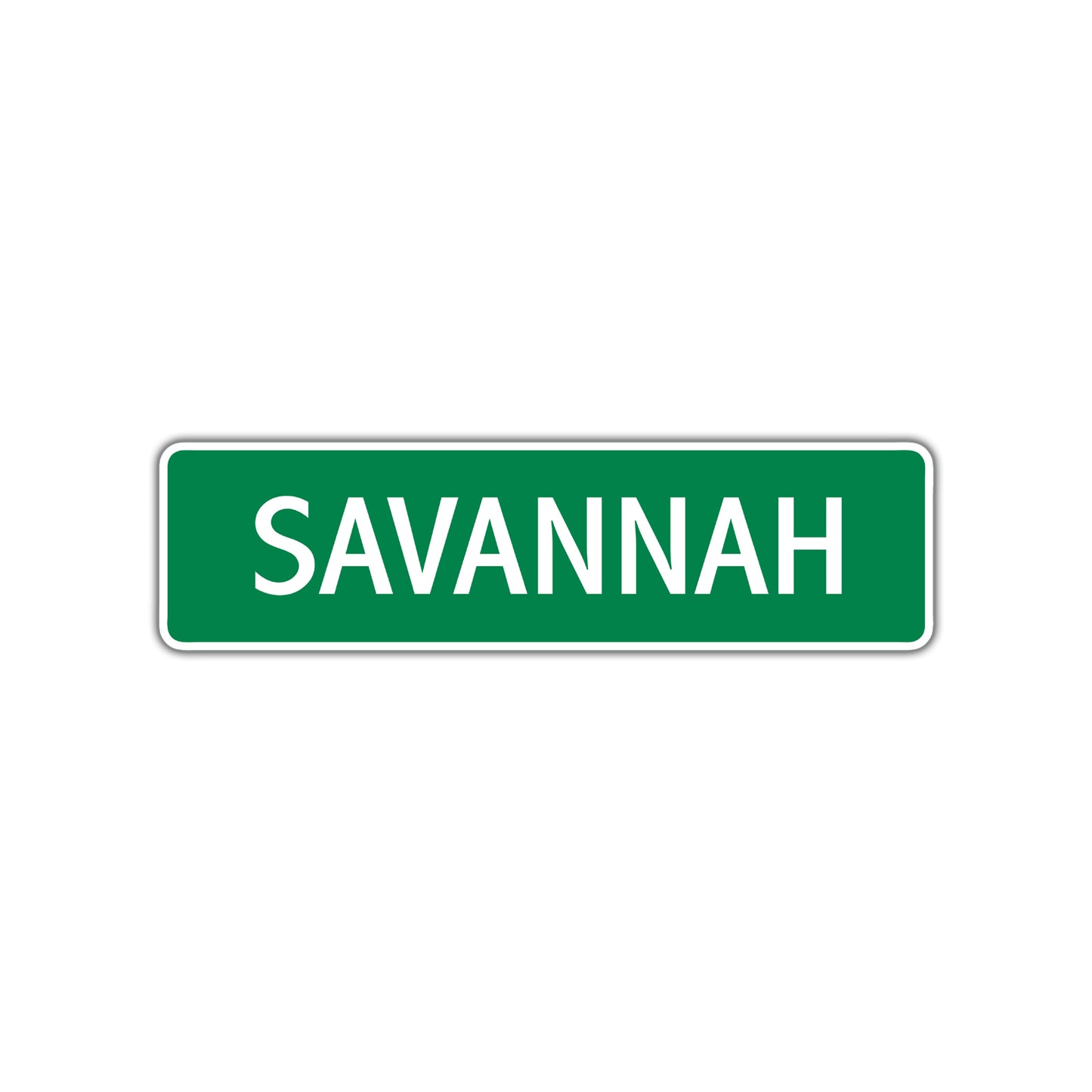 Savannah Street Sign Children Name Room Plate
