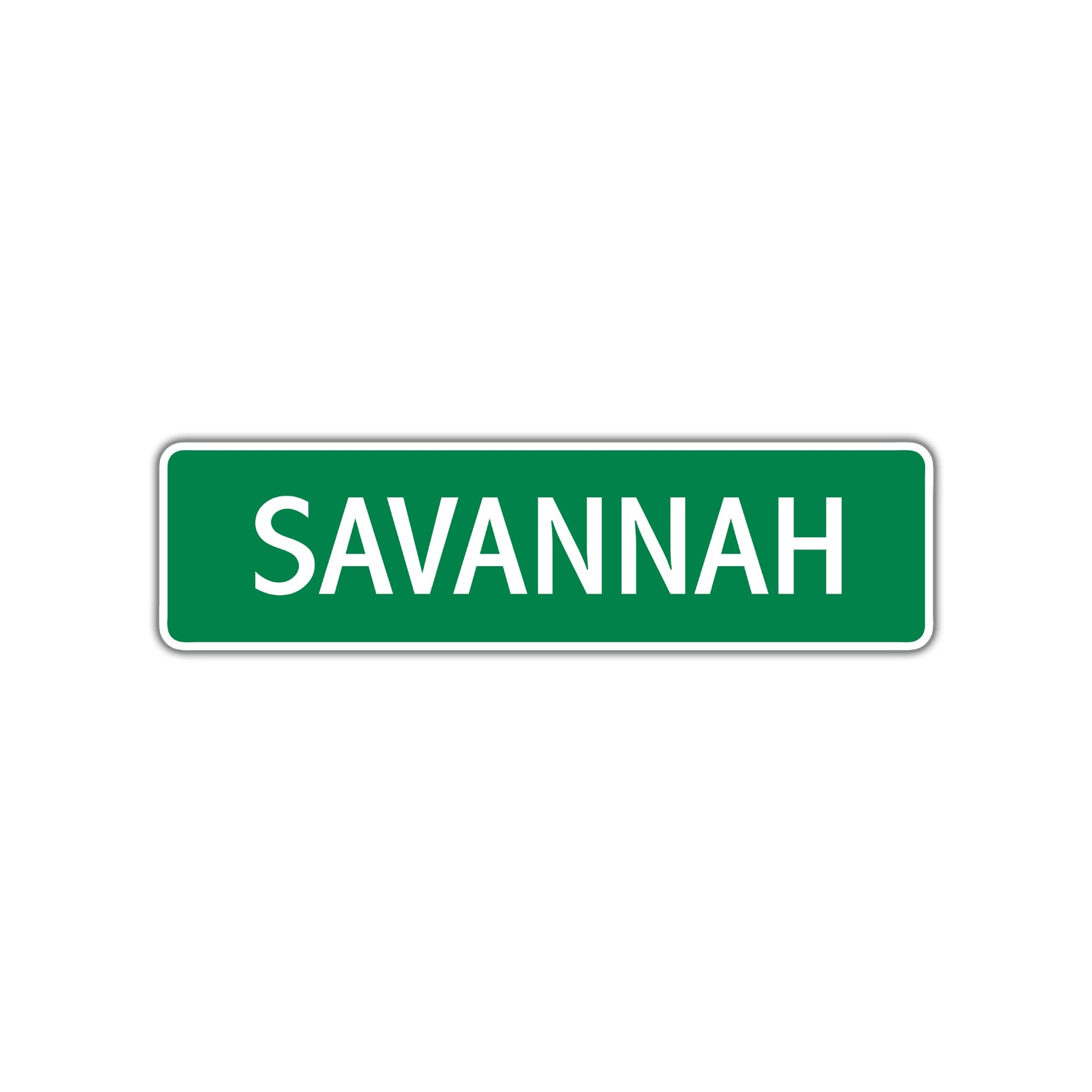 Savannah Street Sign Children Name Room Plate