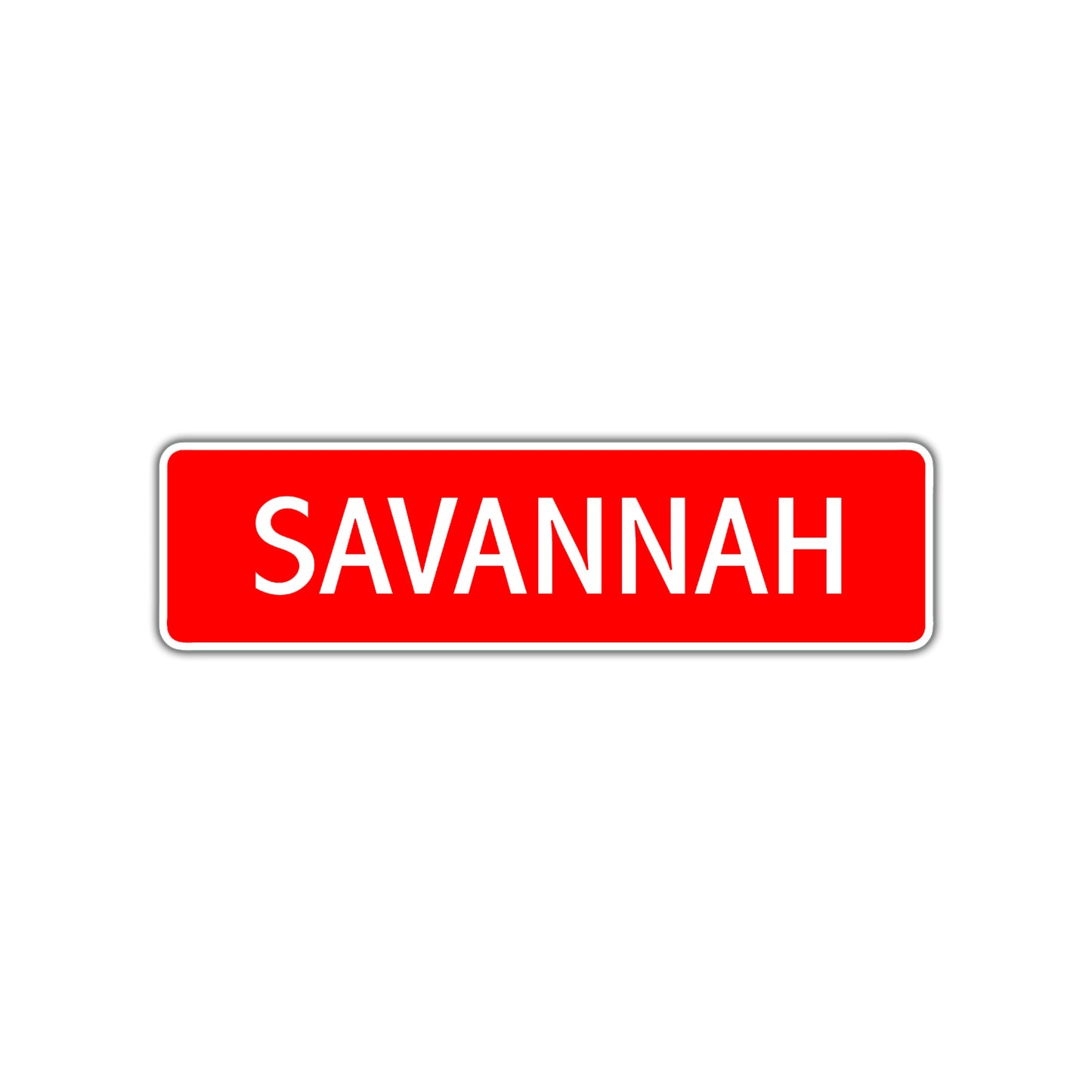 Savannah Street Sign Children Name Room Plate