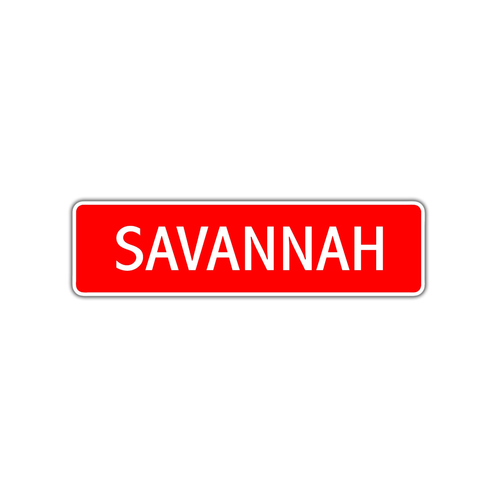 Savannah Street Sign Children Name Room Plate