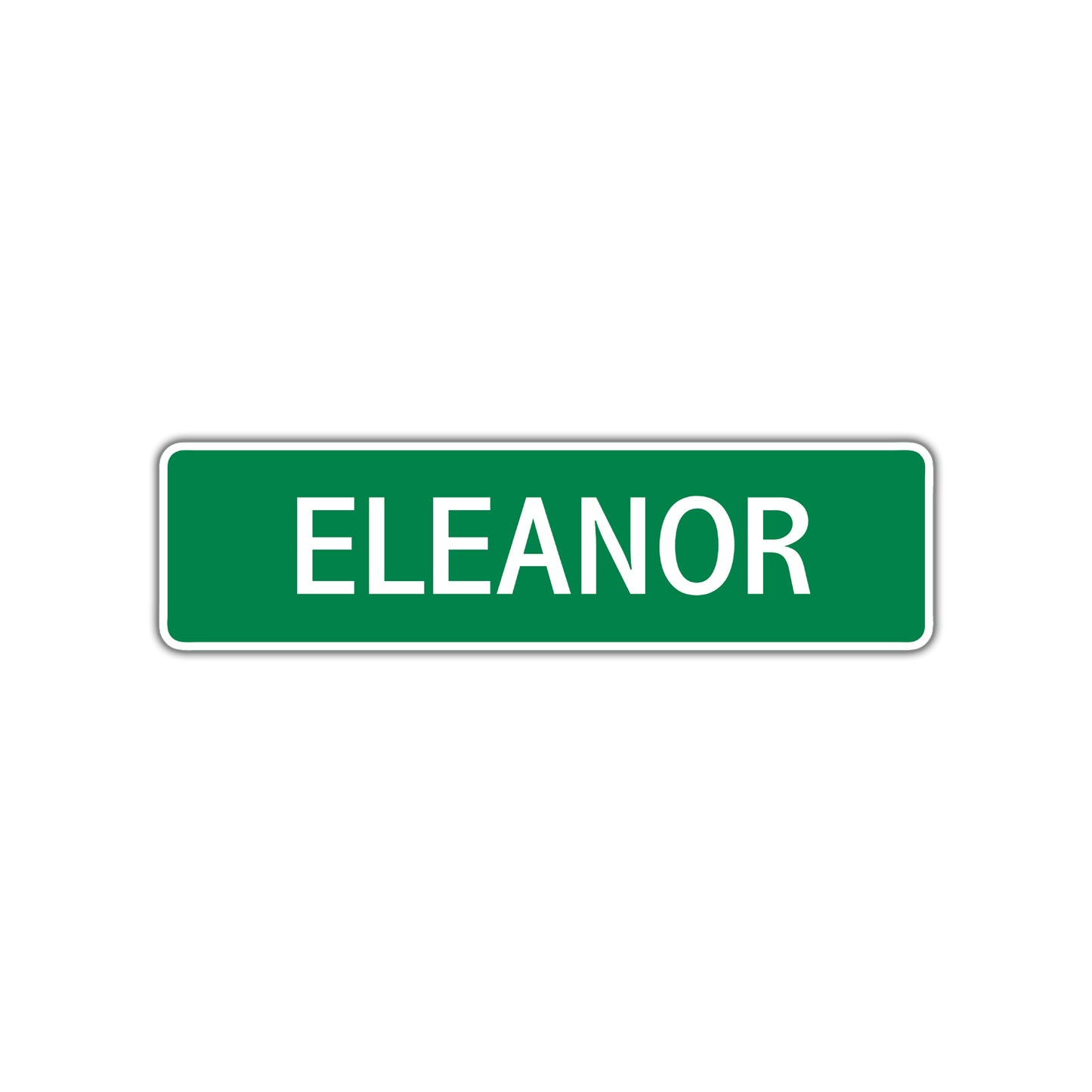 Eleanor Street Sign Children Name Room Plate