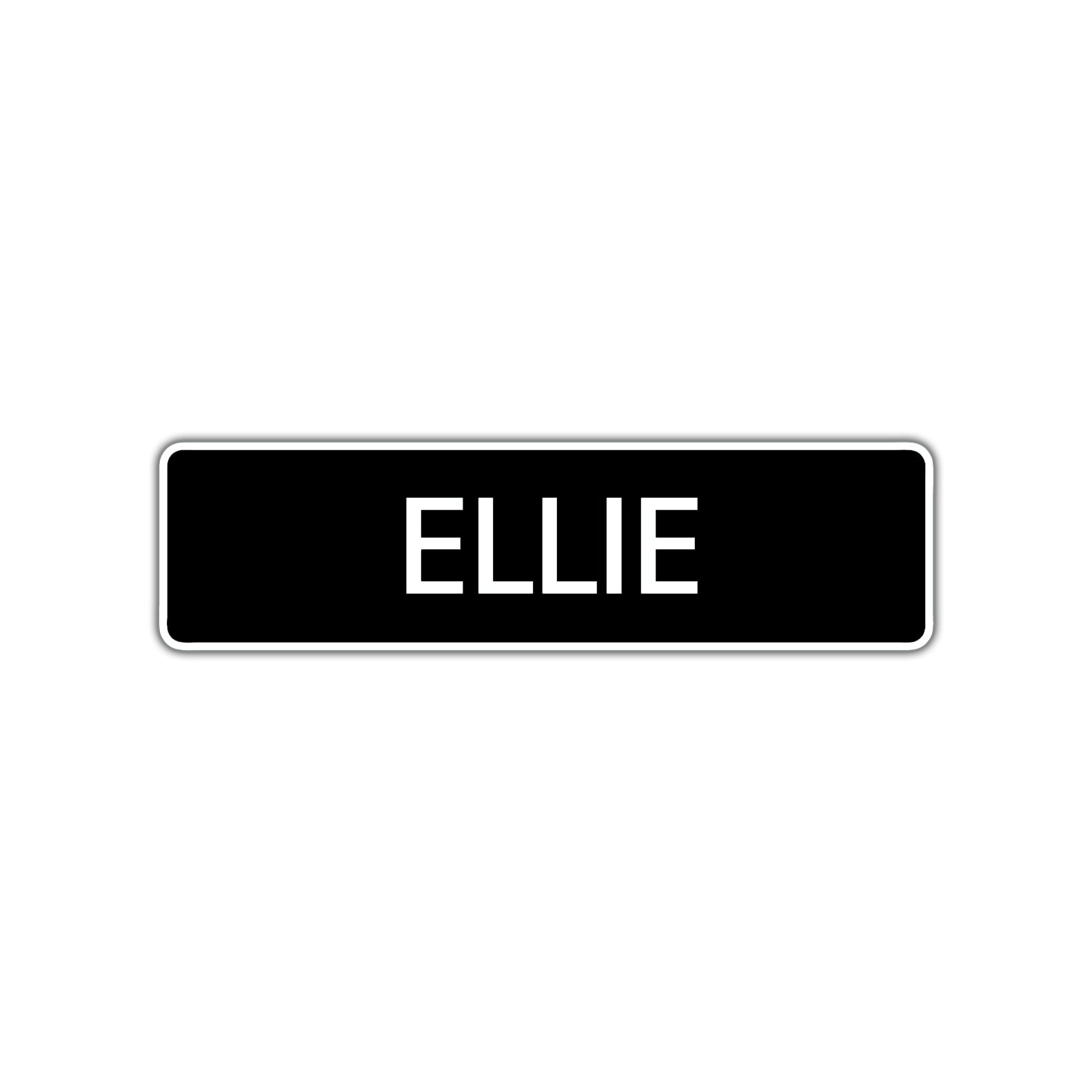 Ellie Street Sign Children Name Room Plate