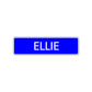 Ellie Street Sign Children Name Room Plate