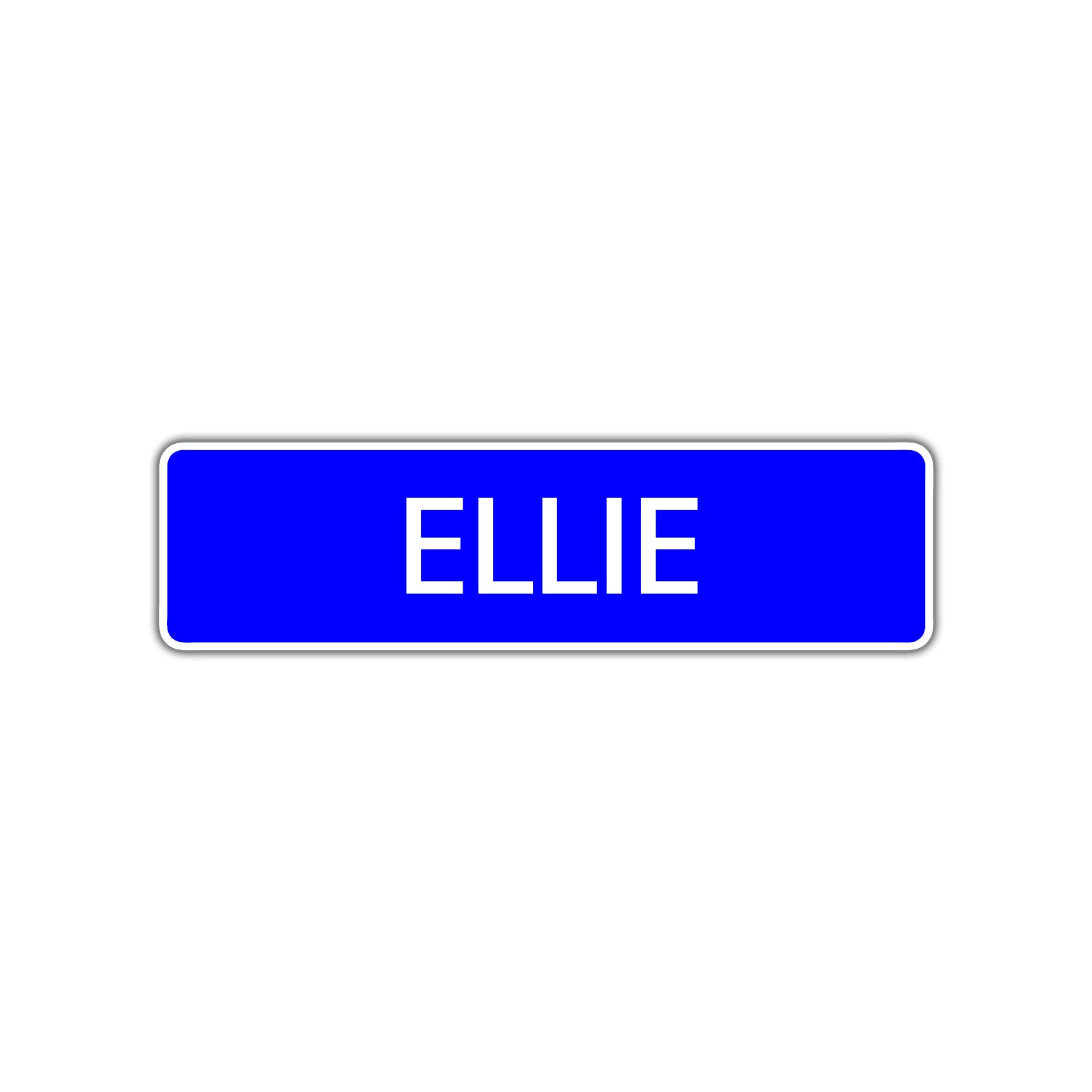 Ellie Street Sign Children Name Room Plate
