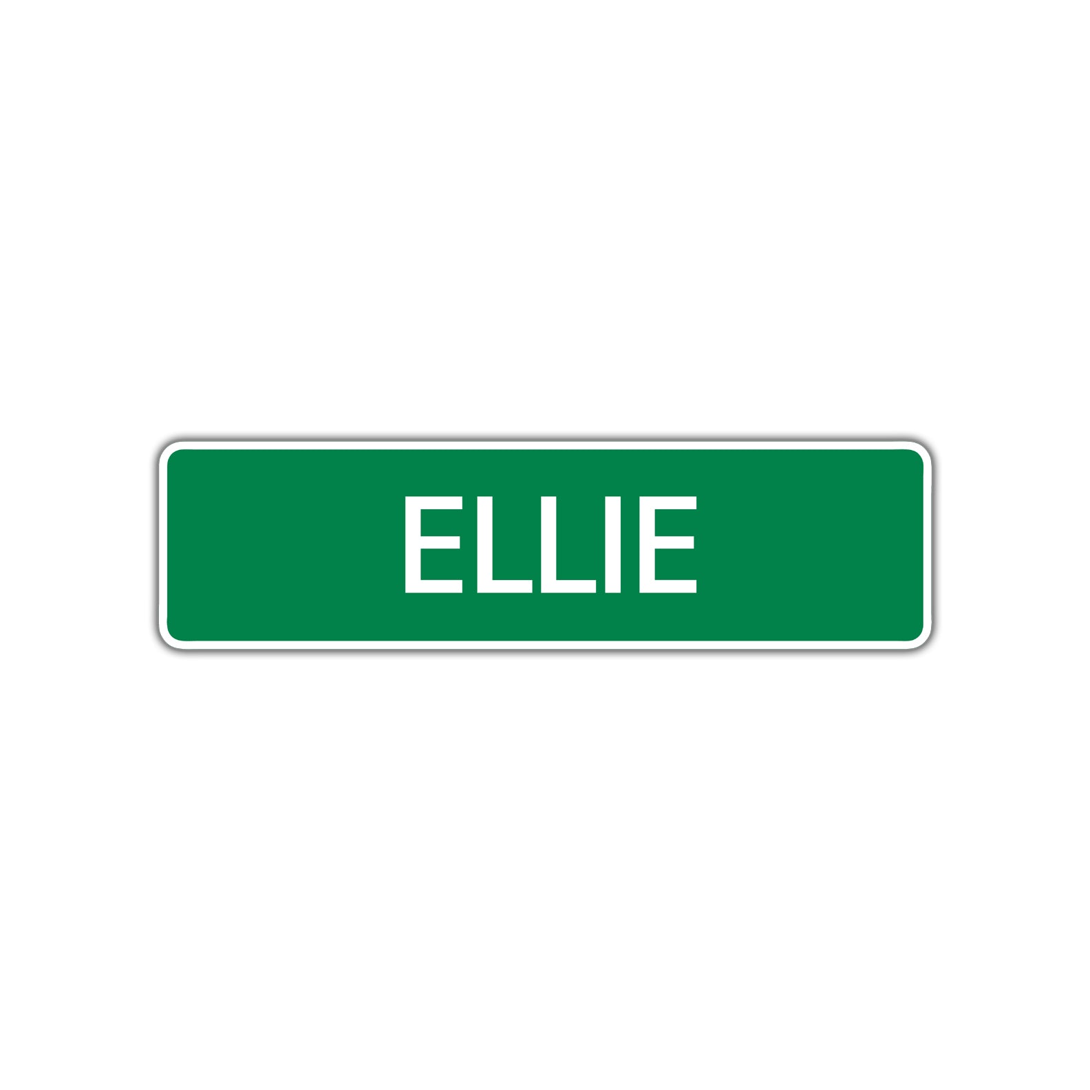 Ellie Street Sign Children Name Room Plate