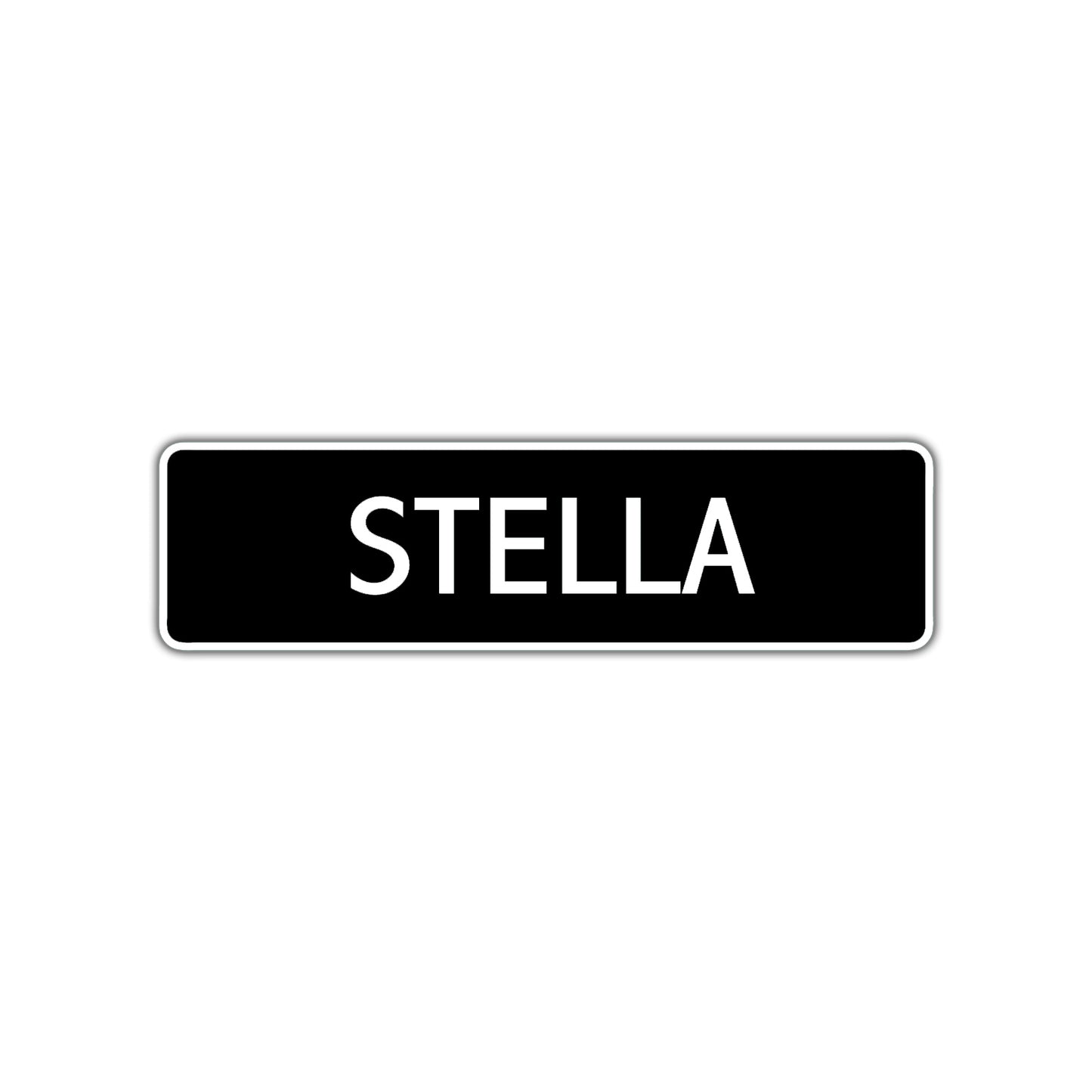 Stella Street Sign Children Name Room Plate
