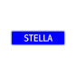 Stella Street Sign Children Name Room Plate