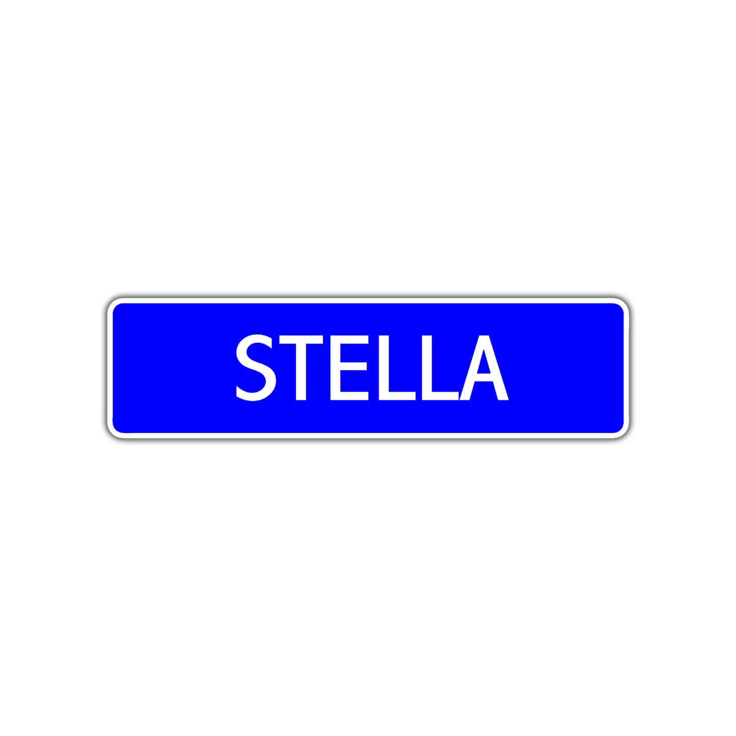 Stella Street Sign Children Name Room Plate