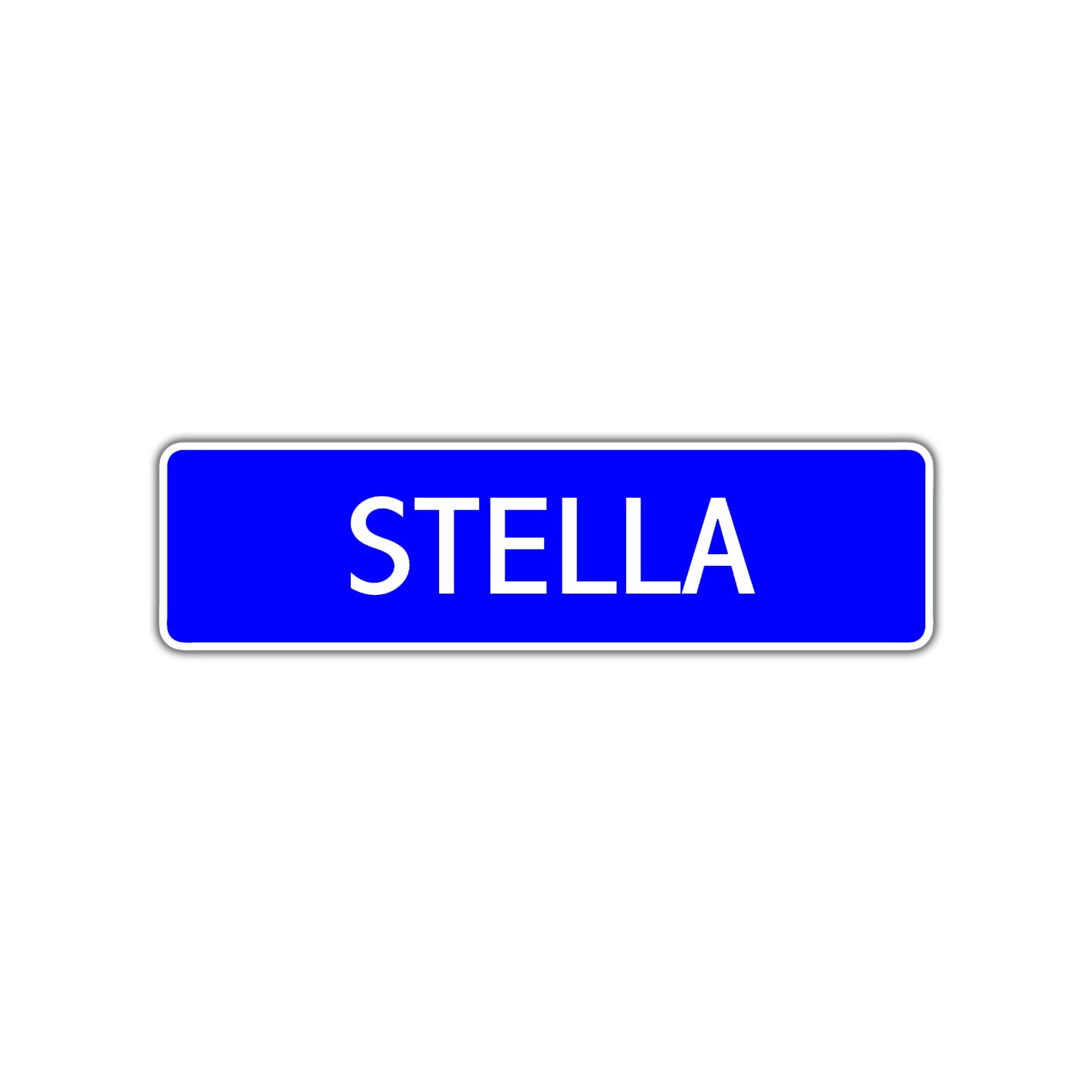 Stella Street Sign Children Name Room Plate