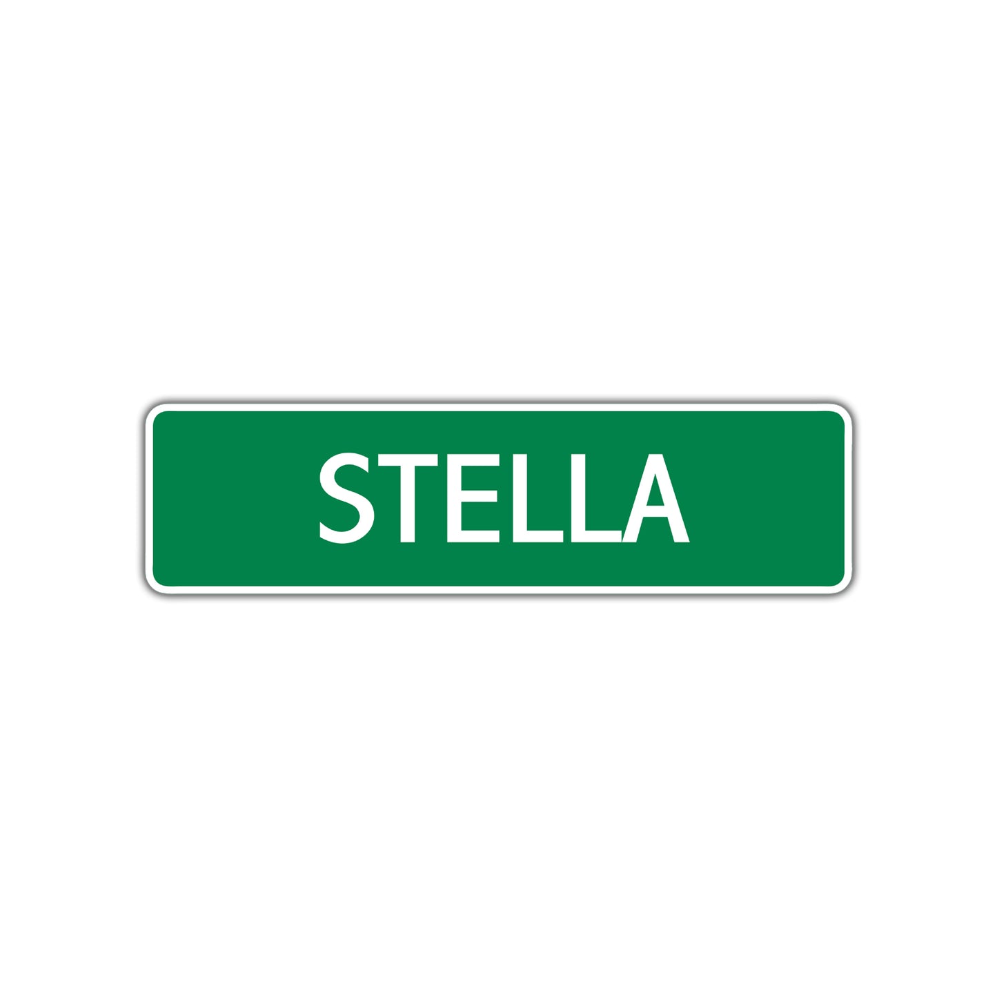Stella Street Sign Children Name Room Plate