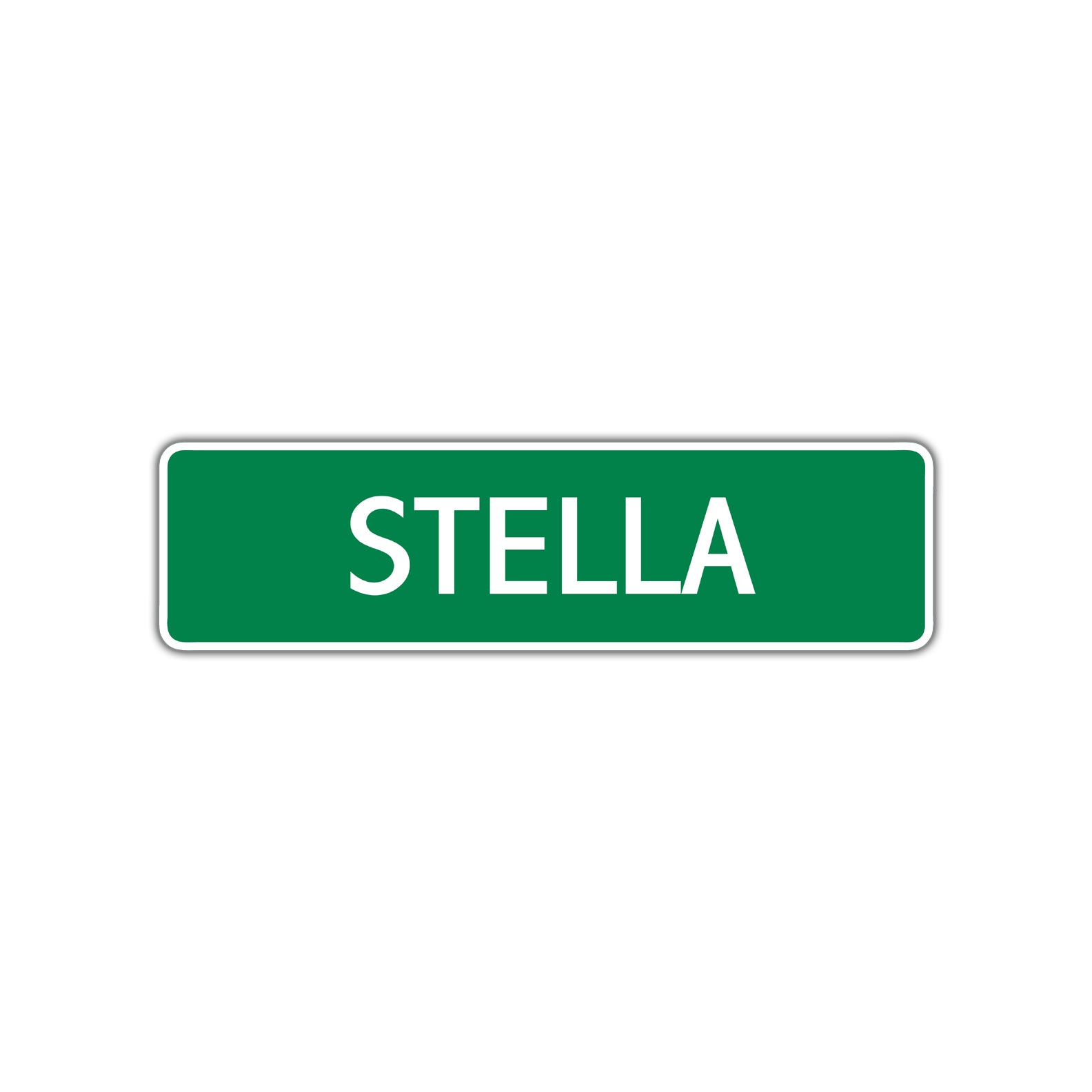 Stella Street Sign Children Name Room Plate