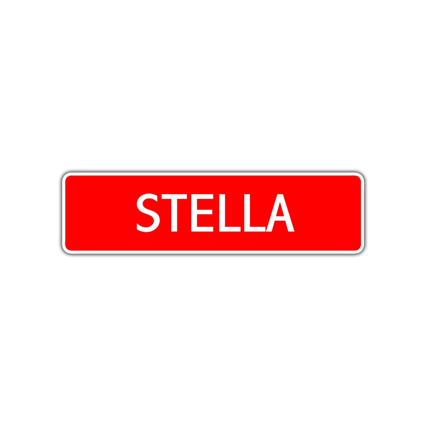 Stella Street Sign Children Name Room Plate