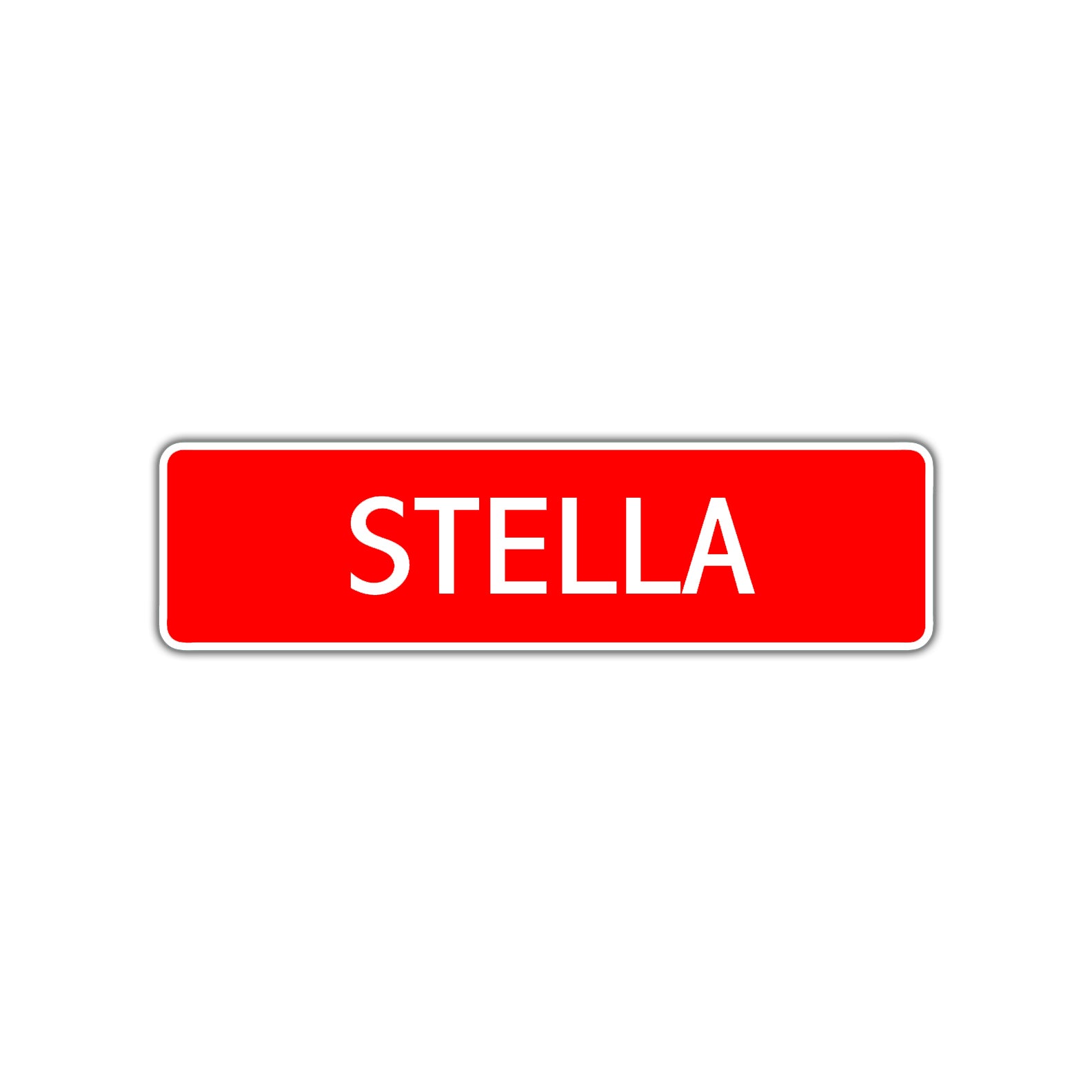 Stella Street Sign Children Name Room Plate