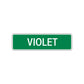Violet  Street Sign Children Name Room Plate