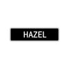 Hazel Street Sign Children Name Room Plate