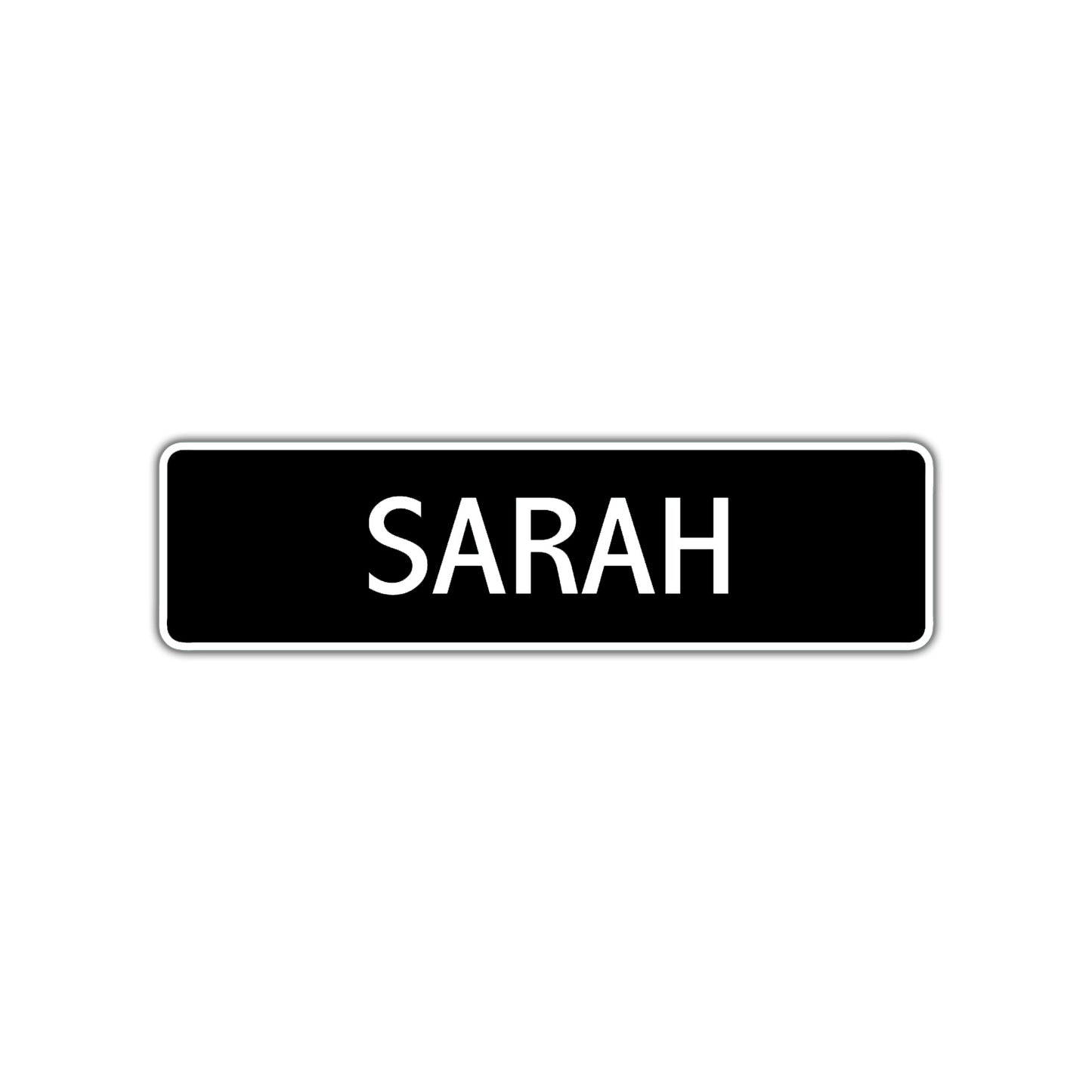 Sarah Street Sign Children Name Room Plate
