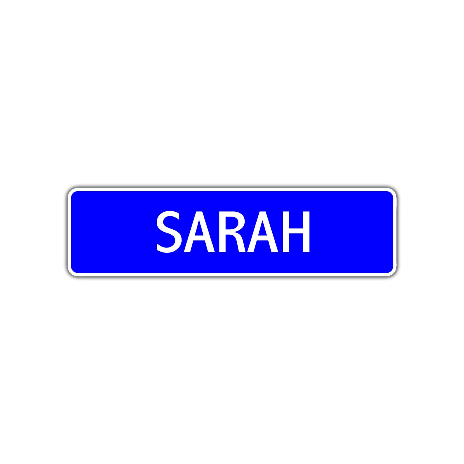 Sarah Street Sign Children Name Room Plate