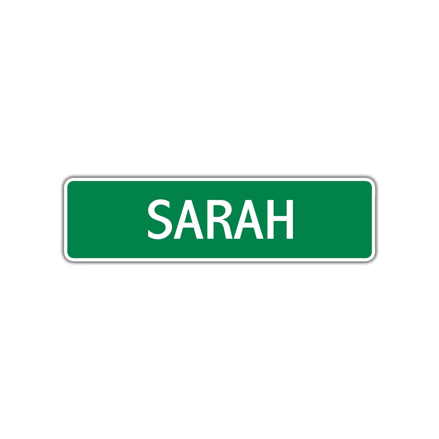 Sarah Street Sign Children Name Room Plate