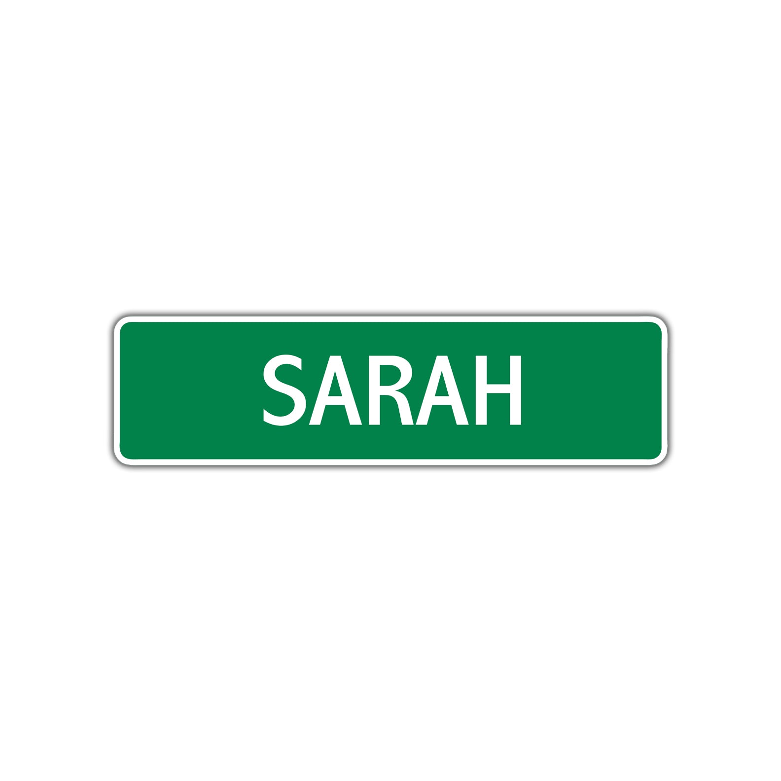 Sarah Street Sign Children Name Room Plate