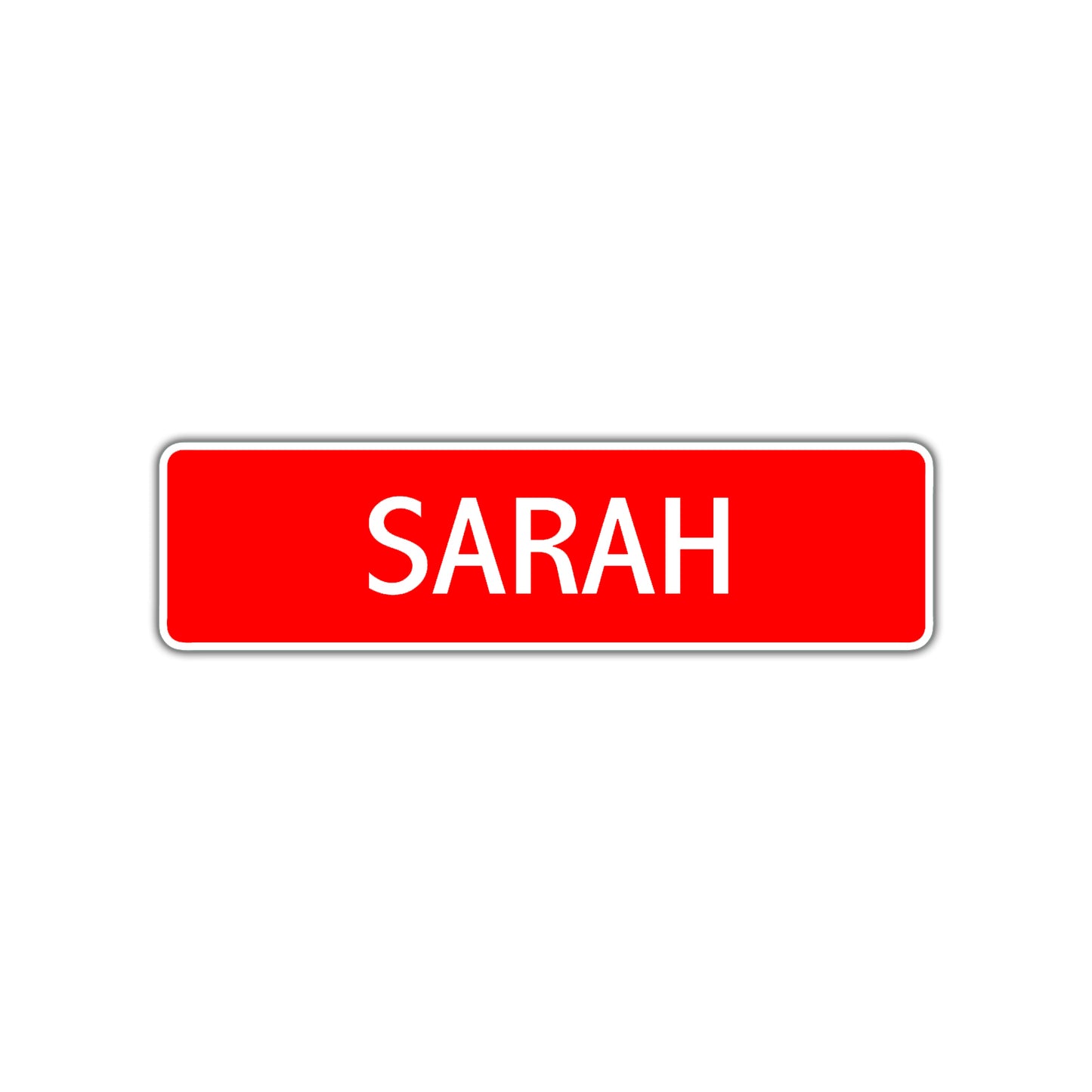 Sarah Street Sign Children Name Room Plate