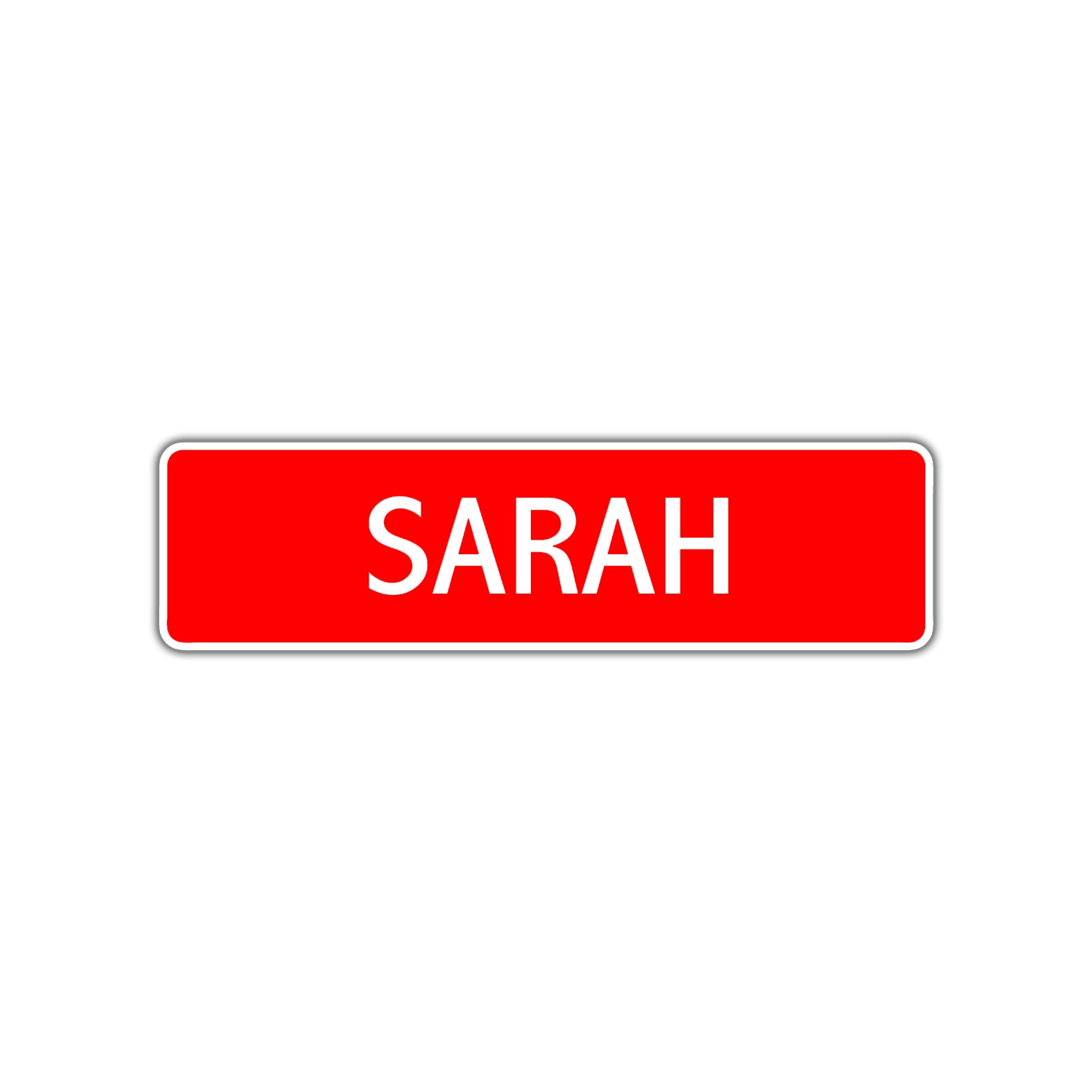Sarah Street Sign Children Name Room Plate