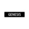 Genesis Street Sign Children Name Room Plate
