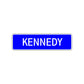 Kennedy Street Sign Children Name Room Plate