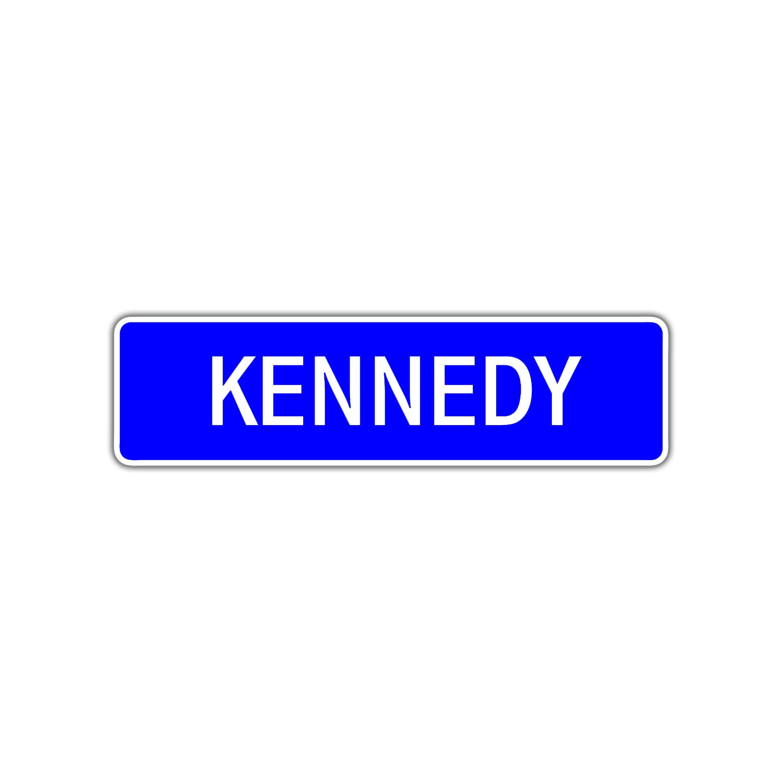 Kennedy Street Sign Children Name Room Plate
