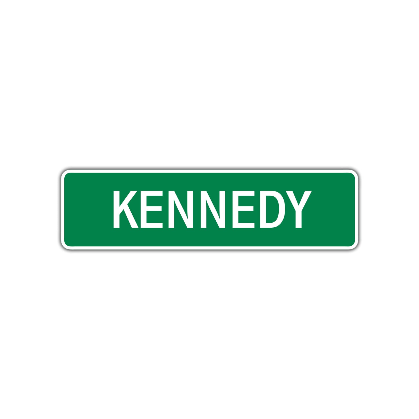 Kennedy Street Sign Children Name Room Plate