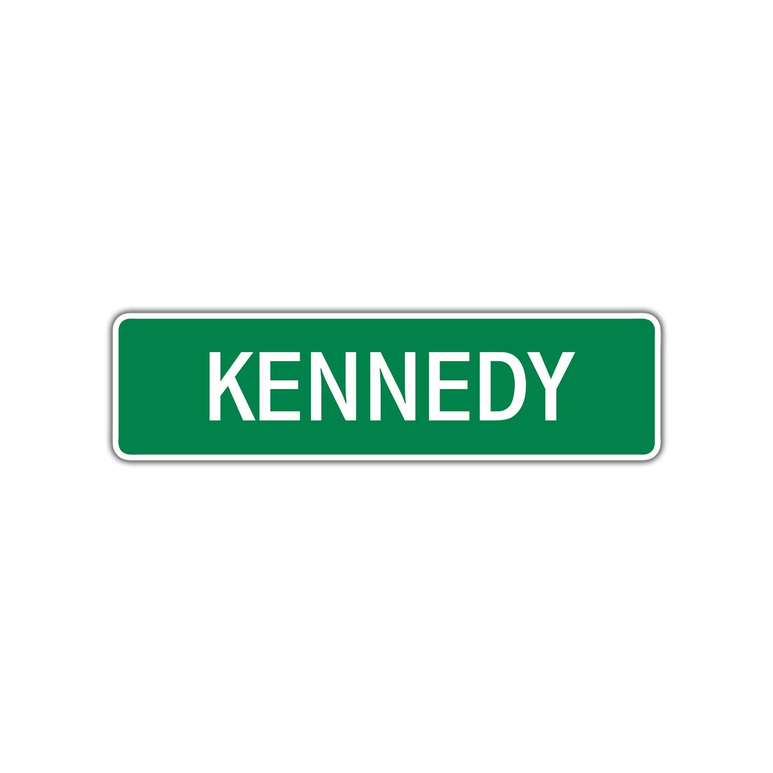 Kennedy Street Sign Children Name Room Plate