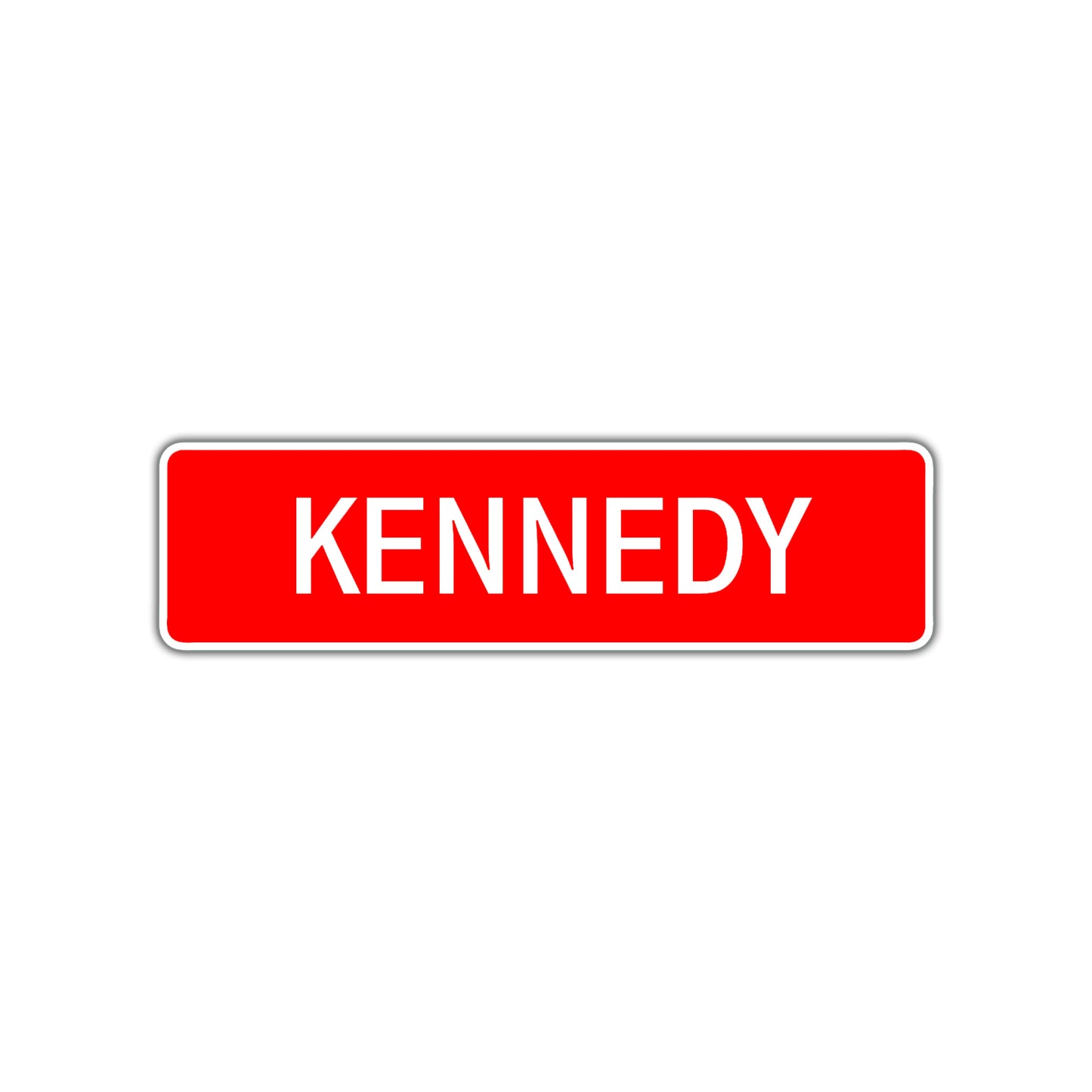 Kennedy Street Sign Children Name Room Plate