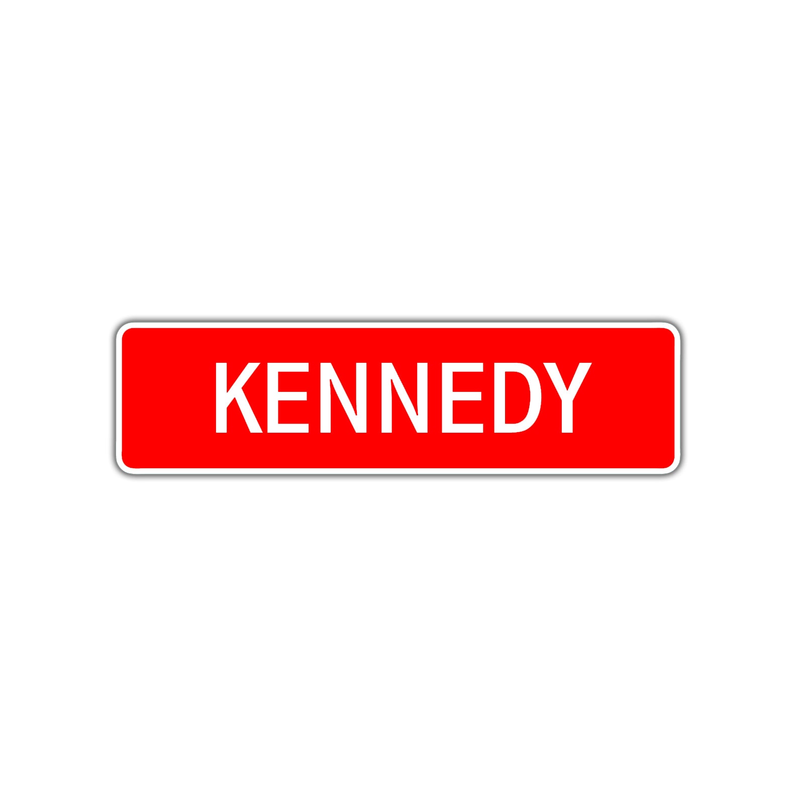 Kennedy Street Sign Children Name Room Plate