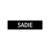 Sadie Street Sign Children Name Room Plate